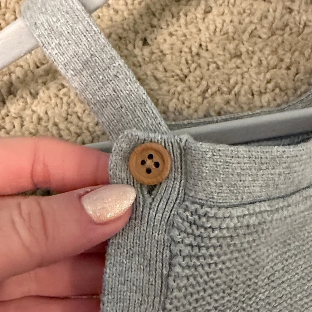 Carter's Beige Knit Overalls